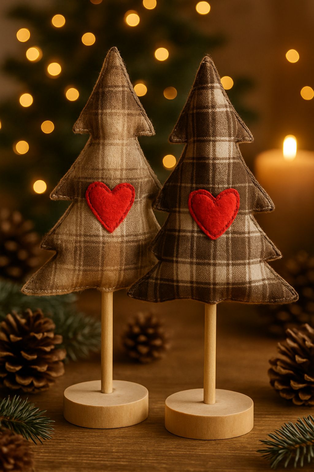 Objet décoratif à poser Checker H 39 cm