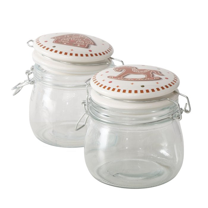 Verre de stockage Ginger, Lot de 2